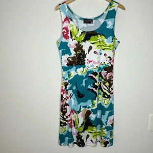 Tango Mango tropical island dress size large